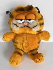 Vintage 1981 Garfield Plush - Fun Farm Dakin 10" Sleepy Eyes Stuffed Animal 80 s
