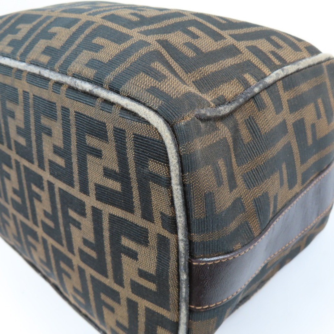 FENDI Zucca Vanity Hand Bag Pouch Brown FF Logo Women's Auth thumbnail 5