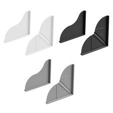 2 Pieces Shower Splash Guards Bath Tub Corner Water Guards Silicone