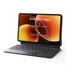 XIAOMI Pad 8 + Keyboard, Tablet 11,2'', 8+128 GB, Snapdragon® 8s Gen 4, Batteria