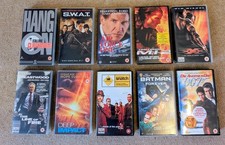 10 x VHS Action Movies From 1990s/ Early 00s Job Lot Bundle