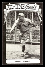 1973 TCMA All-Time Greats Dazzy Vance Reds EX+ *d1