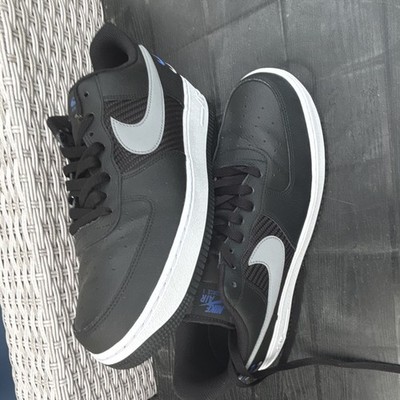 AF1 Double Swoosh (Black/Royal)