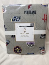 pottery barn NBA Western Teams Sheet Set -Full Size - Rare Find 
