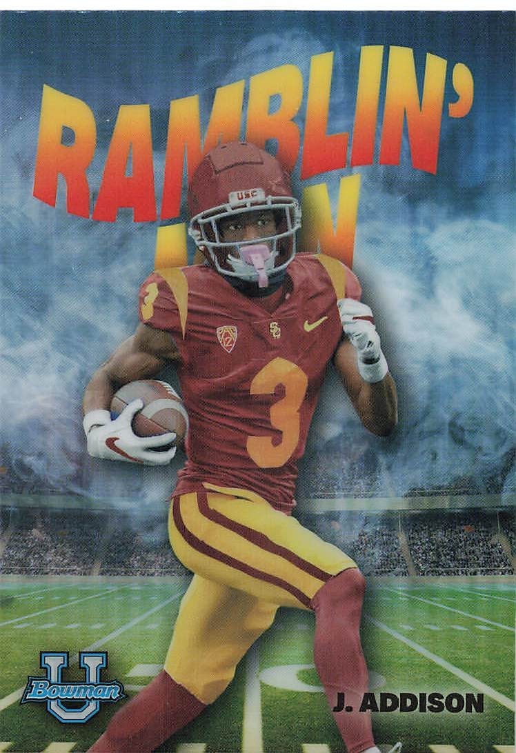 2022 Bowman University Chrome - Ramblin' Man Jordan Addison #RM-9 (RC)