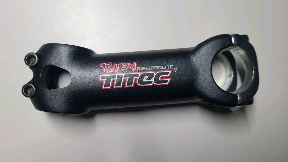 TITEC Hell Bent ProLite Road Alloy Bike Stem +/-10° Black 31.8 x 120mm - Image 2 of 4