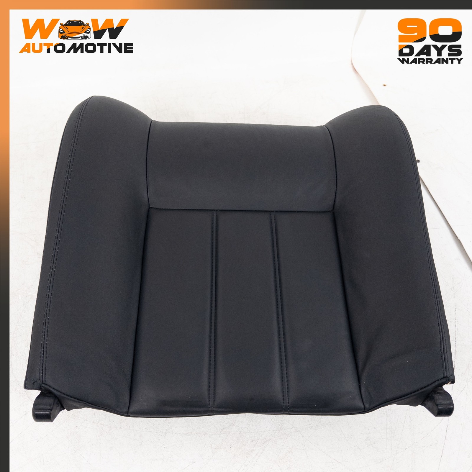 04-10 BENTLEY CONTINENTAL GT REAR LEFT LOWER UPPER SEAT CUSHION BLACK SET OEM