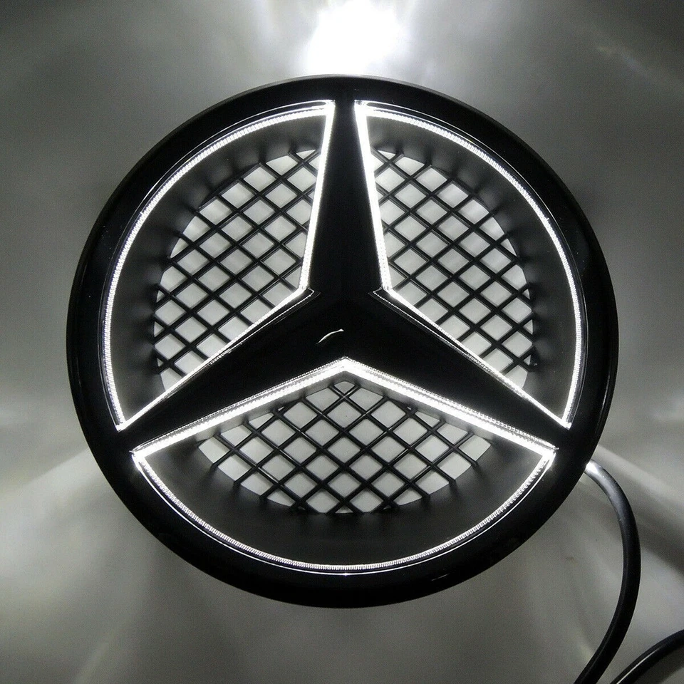 Fit For 2008-2013 Mercedes Benz C300/350 W204 Led Emblem Front Grille Star Light Foto 2 de 4