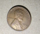 1945 P Lincoln Wheat Penny 1 Cent