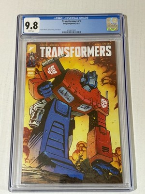 Transformers # 1 (10/23) 1st Print CGC Graded Comic Book 9.8 NM/M WP Image
