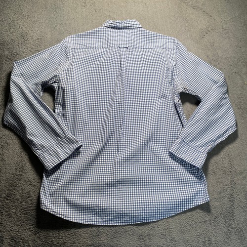 Camisa RODD & GUNN Para Hombre XL Azul Cuadros Guinga Clásica Algodón Abotonado - Imagen 15 de 16