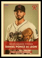2022 Daniel Ponce De Leon Choice Rookie Minor League Card Tacoma Rainers