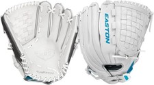 New Easton Ghost Tournament Elite Fastpitch Softball Glove, 12", LHT, GTEFP125,