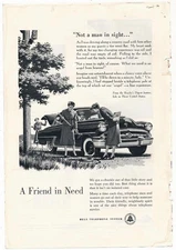 Magazine Ad - 1955 - AT&T / Bell System - No Man in Sight