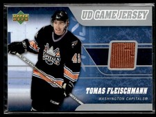 2006-07 Upper Deck Game Jerseys Tomas Fleischmann Washington Capitals #J2-TF