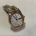 Vintage SEIKO 5 Automatic Ladies/Mid-Size Watch 4206-0510 Two-Tone Silver Gold