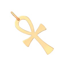 Yellow Gold Ankh Cross - Key of Life - 9ct Gold