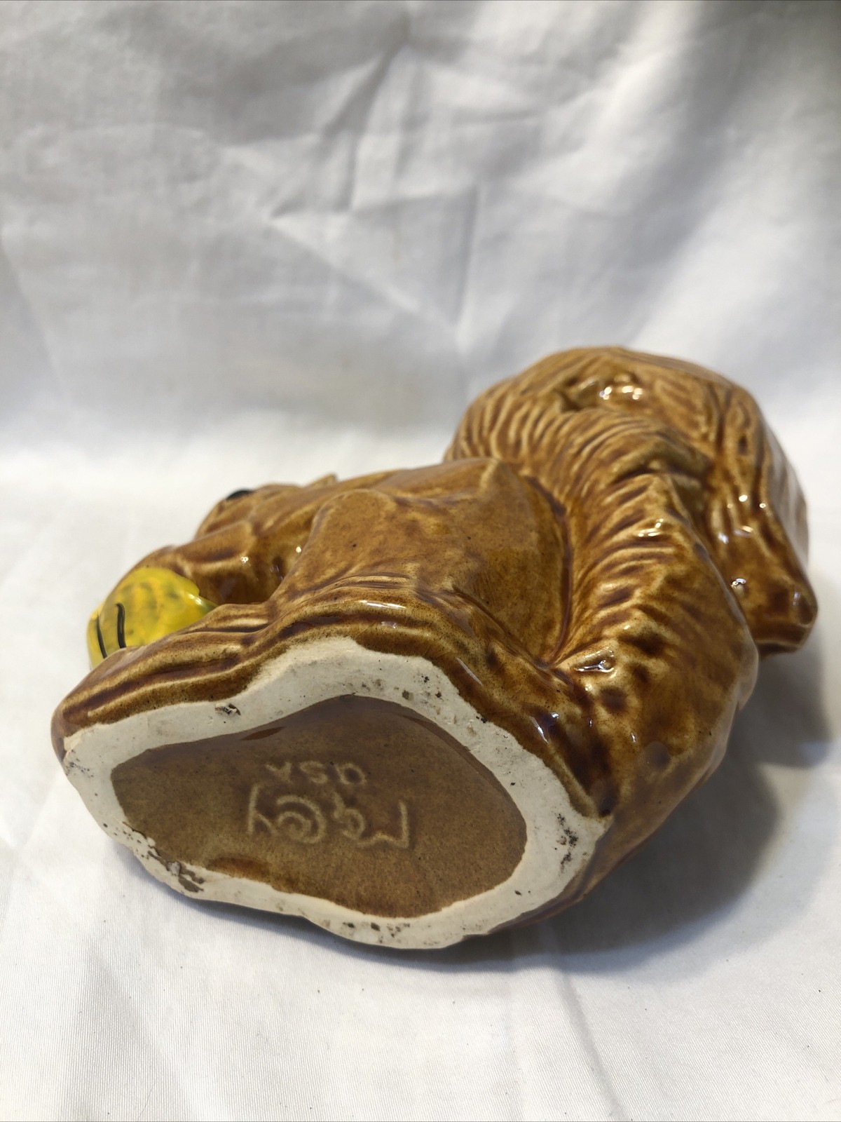 Vintage Original McCoy Squirrel Planter, Cute LQQK 4 1/4"   High Mid Century