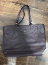 Jewell by Thirty One Fashion Editor Tote Bag Plum/Wine Colored