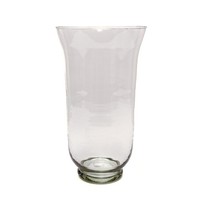 Inna-Glas Tischlicht Glas Lea Auf Standfuß, Zylinder - Rund, Klar, 40Cm, Ø 22Cm