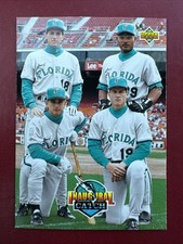 1993 Upper Deck Team Stars #479 Marlins - Magadan, Destrade, Barberie, Conine
