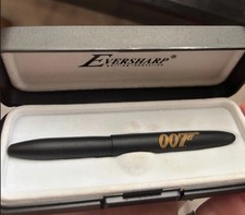 JAMES BOND 007 Eversharp Ballpoint Pen Vintage In Original Case With Insert