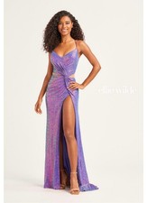 Violet Purple Prom Dress Size 6 waist cutouts Gown Pageant Homecoming HOCO Gala