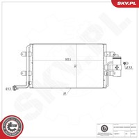 Esen Skv Kondensator, Klimaanlage 86SKV018 FüR Audi Seat Skoda Vw