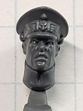 Warhammer 40k Astra Militarum Bits Cadian Castellan Head w Command Cap 36
