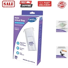 Disposable Male Urinal Bag Carebag Pee Bag Medical Grade with Super Absorbent...