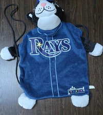 19" T Tampa Bay Rays DJ Kitty Plush Backpack String Bag Game Day Promo SGA Tote
