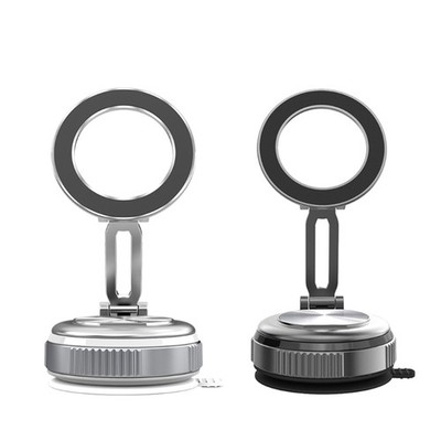Electric Vacuum Suction Phone Holder Adjustable Foldable Car Mount Rack
