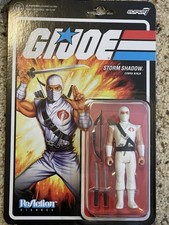 Super7 Reaction GI Joe Cobra Storm Shadow 3.75  Action Figure New