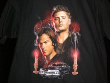 TeeFury Supernatural XLARGE Blood Brothers Tribute Shirt BLACK