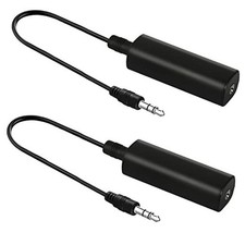 2 Packs Ground Loop Noise Isolator for Car Audio/Home Stereo System, Ground