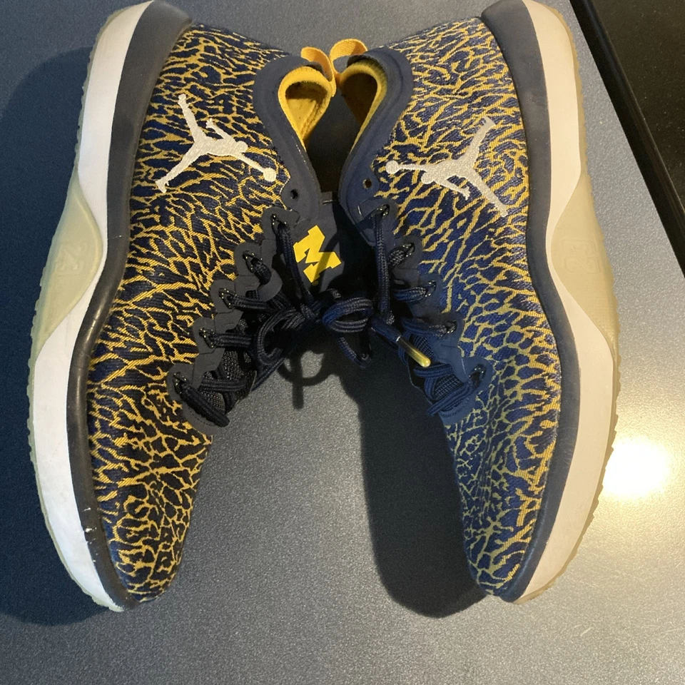Jordan Trainer 1 Low Michigan Wolverines - Talla 9.5 (845403-420) Foto 4 de 4