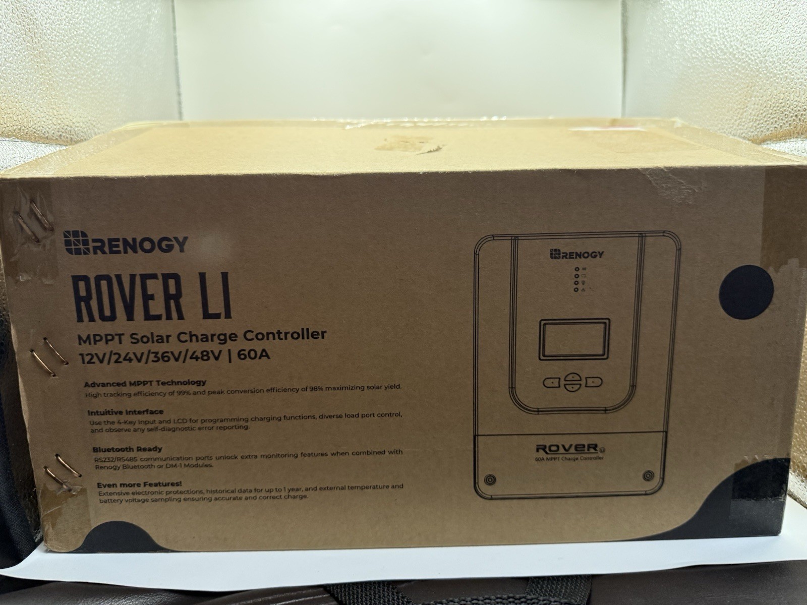 Renogy Rover Li 60A 12V/24V/36V/48V MPPT Solar Charge Contro