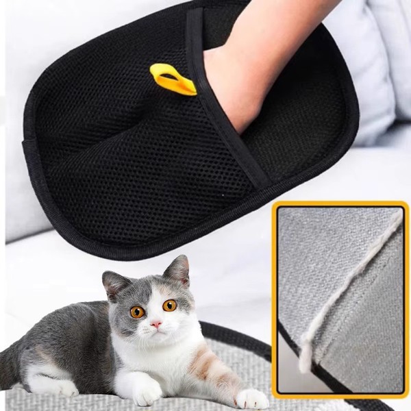 Pet Grooming Gloves Pet Hair Remover Brush Kitten Cleaning Glove Removing Dog Ca