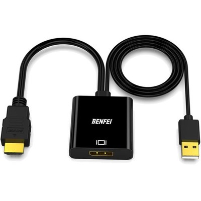 HDMI auf Displayport Adapter 4K 60Hz 2K 144Hz 1080P 165Hz für Computer TV Pro...