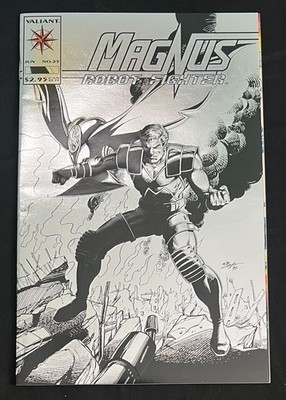 Magnus Robot Fighter #25 (1993)   Silver Foil Cover, Valiant Universe