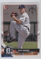 2018 Bowman Draft VIP Party 1/1 Beau Burrows #BD-26 ms9