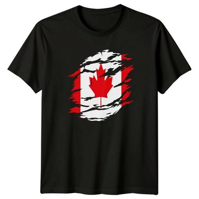 Kanada Flagge Distressed Länder Grafik Herren Damen T-Shirt Tee Oberteil