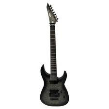 ESP LTD M-1007BQM 7-String Guitar -Charcoal Burst Satin - C-Stock