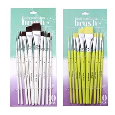 10Pcs Professional Face Painting Brush Watercolor Paint Brush for Adult Kid