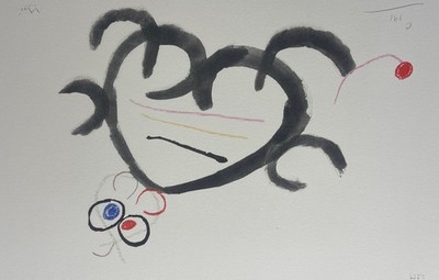 Joan Miro Enfance Von Ubu 1972 Heliogravur Kunstedition 1987