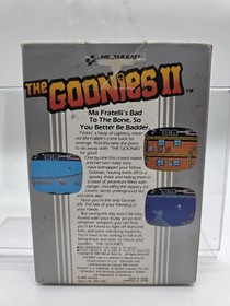 The Goonies II 2 Nintendo Nes Cib Ovp Box FRG