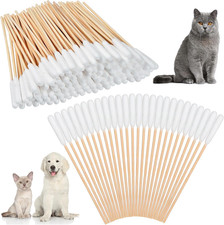 300 PCS Dog Qtips, 6 Inch Cotton Swabs for Dogs and Cats, Pet Cotton Ear Buds fo