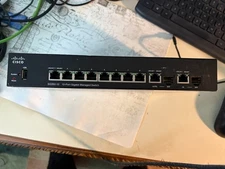 CISCO SYSTEMS SG350-10, 10-Port Gigabit Managed Switch with power supply