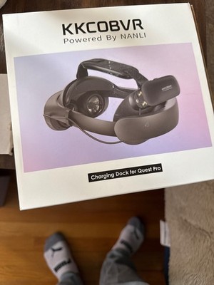 KKCOBVR VR Headset Charging Dock Station for Meta Quest Pro Accessory NEW