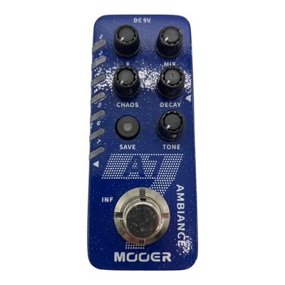 MOOER A7 Ambient Reverb Mini Pedal Excellent JAPAN